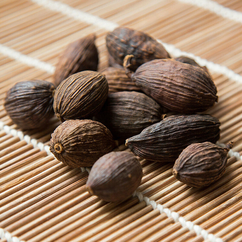 100g-500g Organic Cardamom Yunnan Seasonings Black Cardamon Smoky Flavour Spices