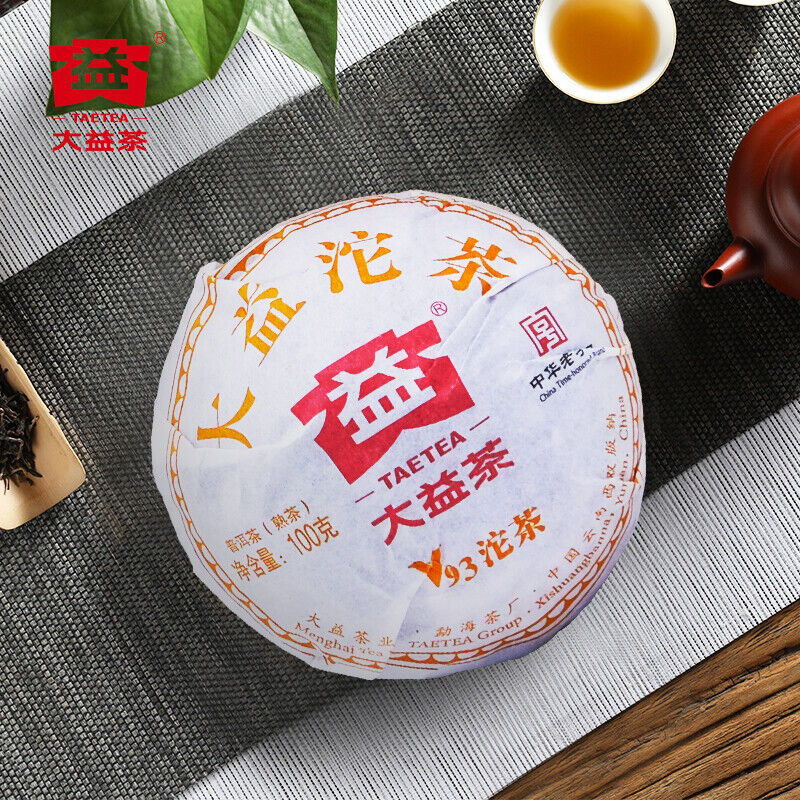 V93 Menghai Tea Factory Dayi Pu-erh Tea Tuo Cha Black Puer Tea Ripe