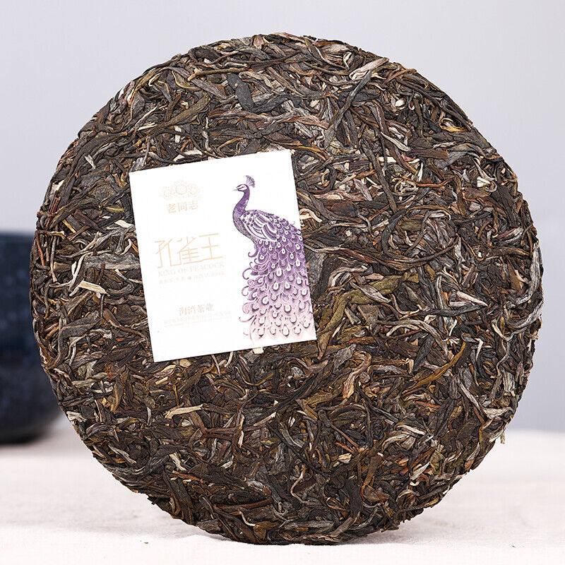 KING OF PEACOCK Laotongzhi Pu'er Tea Raw Puerh YIWU Old Tree Puer Tea 400g Secondary image