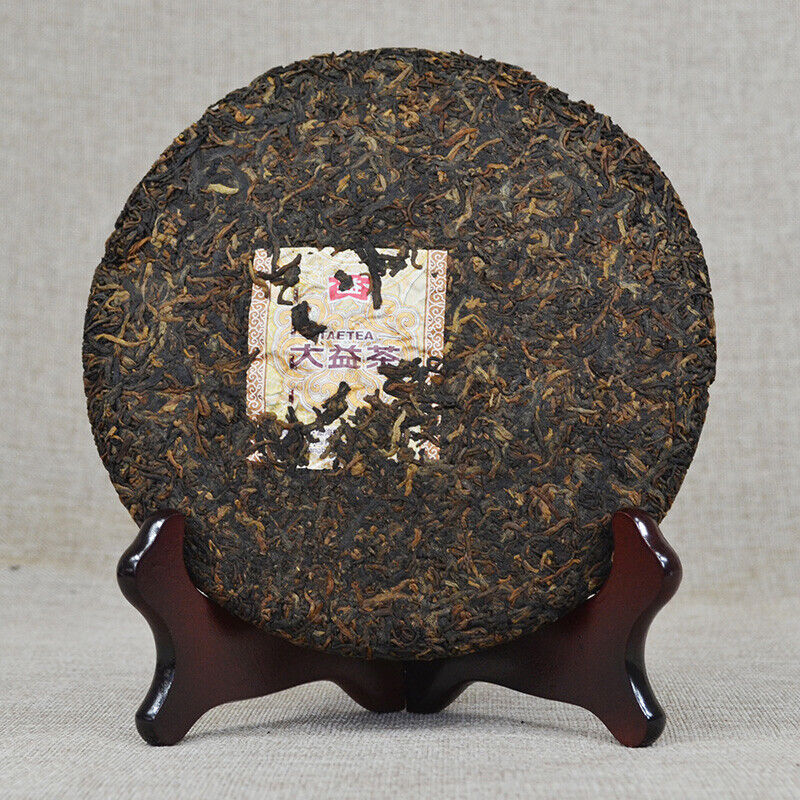 TAETEA 0532 * Yunnan Dayi Ripe Pu'er Tea Cake 357g High Grade 1601 Batch