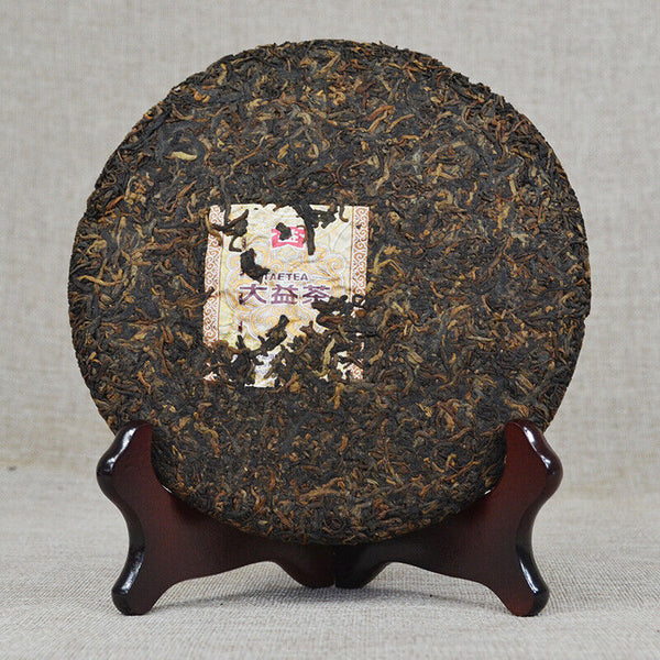 TAETEA 0532 * Yunnan Dayi Ripe Pu'er Tea Cake 357g High Grade 1601 Batch