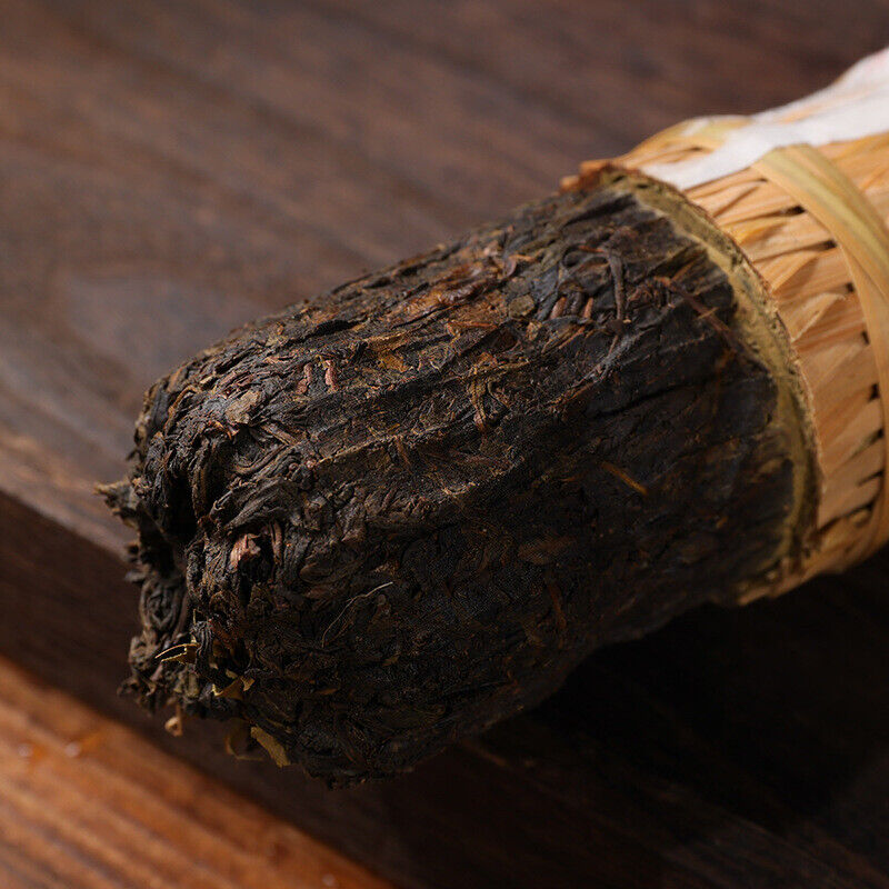 Anhua Dark Tea Shi Liang Tea Ten Tael Hua Juan HeiCha In Bamboo Basket 362.5g