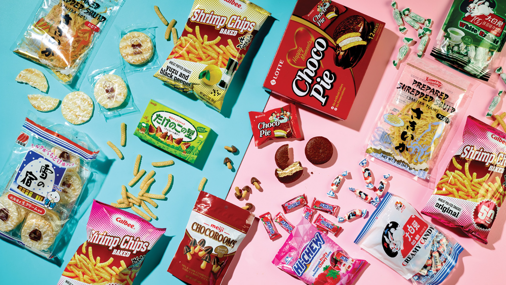 36 Piece Sweet & Savory Mix Variety Asian Snack Box- Japanese Korean Chinese