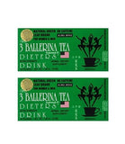 2 Boxes 3 Ballerina Tea Extra Strength Original Te De Bailarina