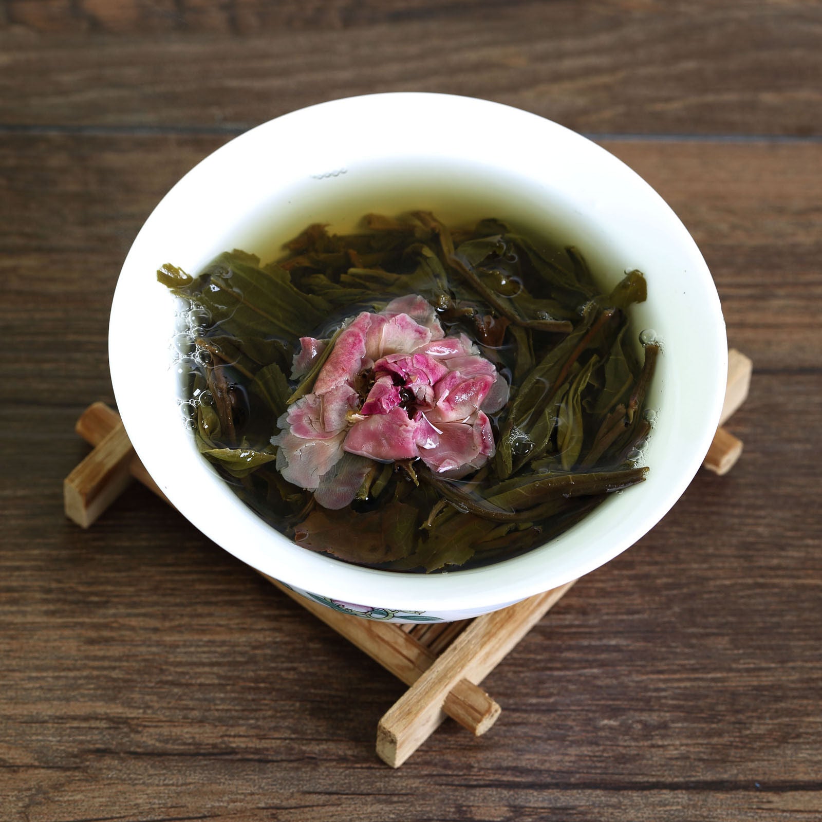 HELLOYOUNG 100g Red Rose Flower Yunnan Bulang puer Pu'er Puerh Tea Raw Ball