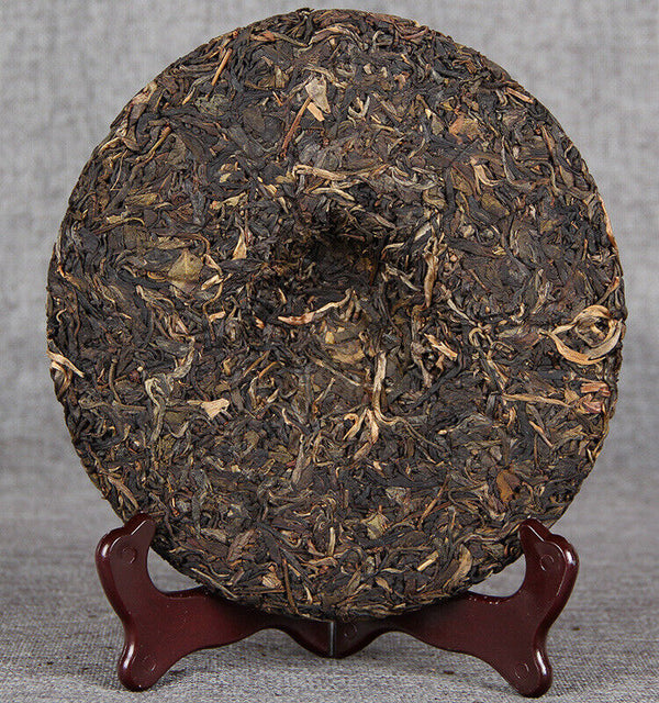 Yr Nan Nuo Shan Qiao Mu Qi Zi Yuan Cha Collection Menghai Raw Puer Tea 357g