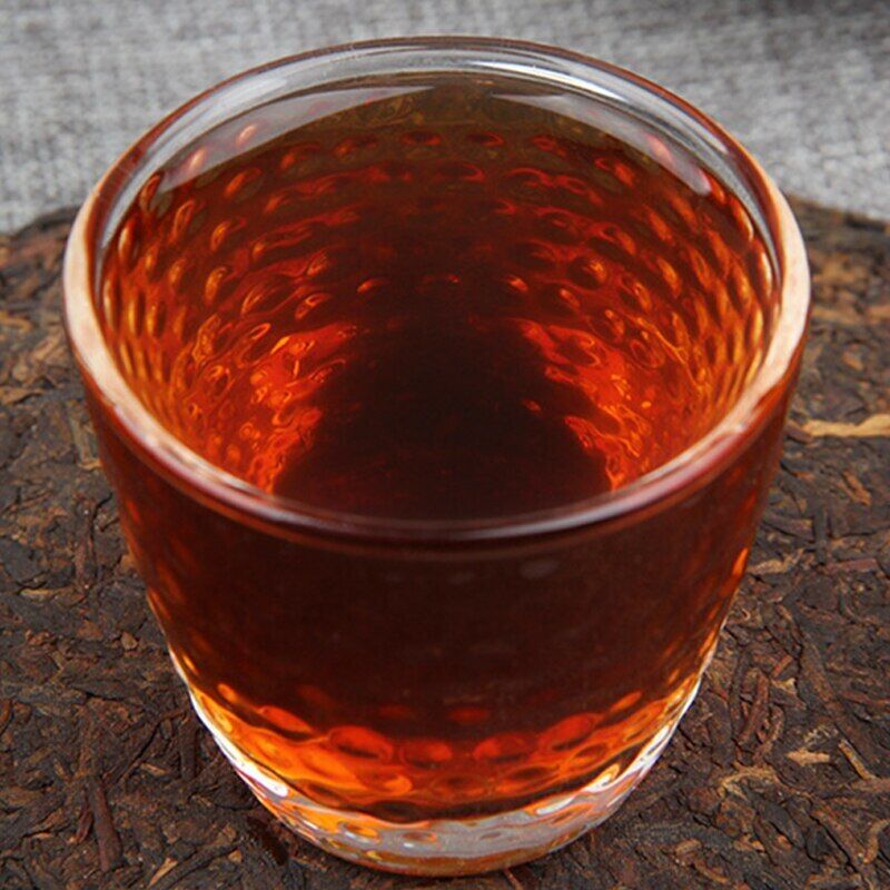 357g Golden Bud Ripe Puerh Tea Menghai Scent of Time Ripe Puer Tea Main image