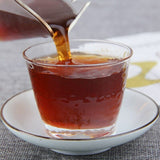 Ripe Yunnan Puer Tea Menghai Spring Tea Iron Shu Puerh Cake 188g