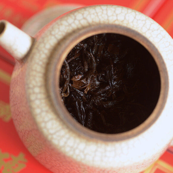 CHINATEA Brand Zunxiang 7581 Pu-erh Tea Brick  250g Zhongcha Ripe Puer Brick