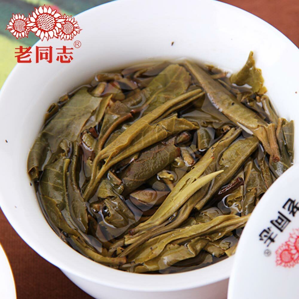 Haiwan Puer Tea Old Comrades "Spring" Chun Lu Puer Tea 400g Top Pu-erh Tea Cake