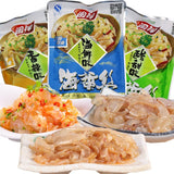 Chinese Snack Instant Food Jellyfish 即食海蜇皮凉拌冷菜带调料包 海蜇150g*3bags seafood flavor