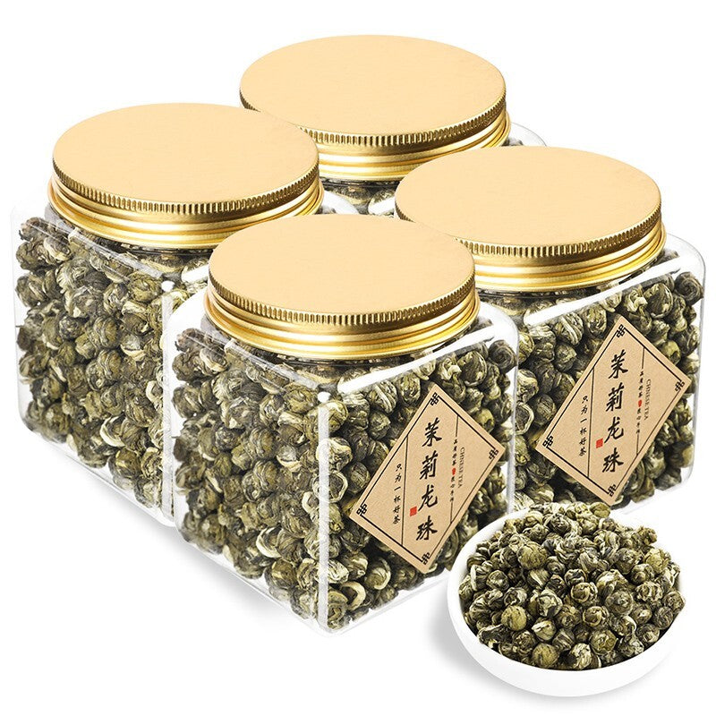 125gJasmine Pearl Tea with Delightful Aroma - Jasmine Dragon Pearls Green Tea