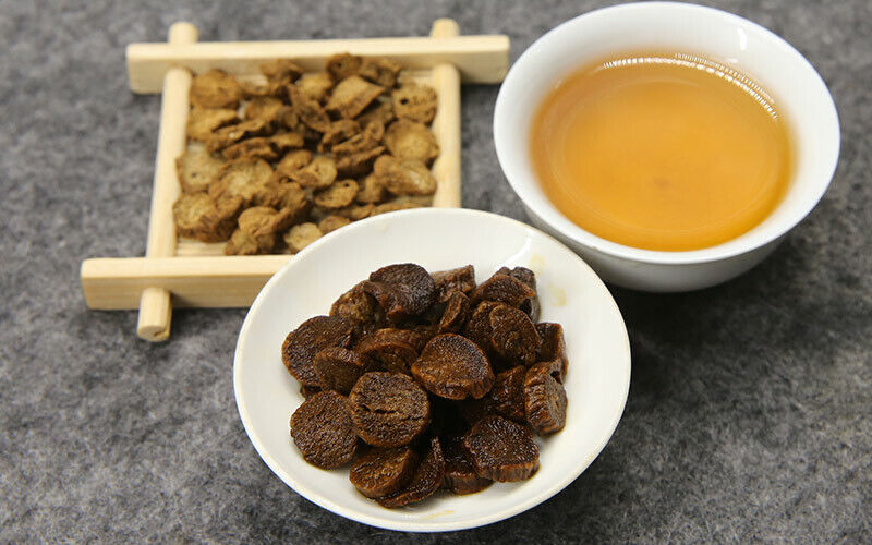 Gold Burdock Root Herbal Tea Chinese Flavor Slimming Niubang Tea