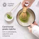 Organic Ceremonial Grade Matcha Green Tea Powder 150g Gift Tin