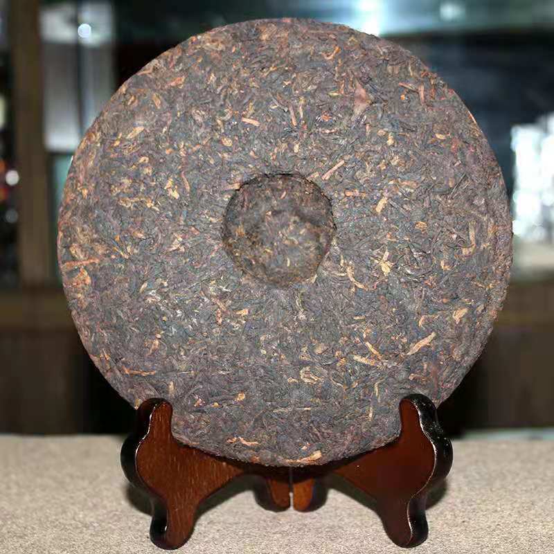 Yellow Label CNNP Zhong Cha Yunnan Chitsu Pingcha Ripe Puer Pu'er Tea 357g