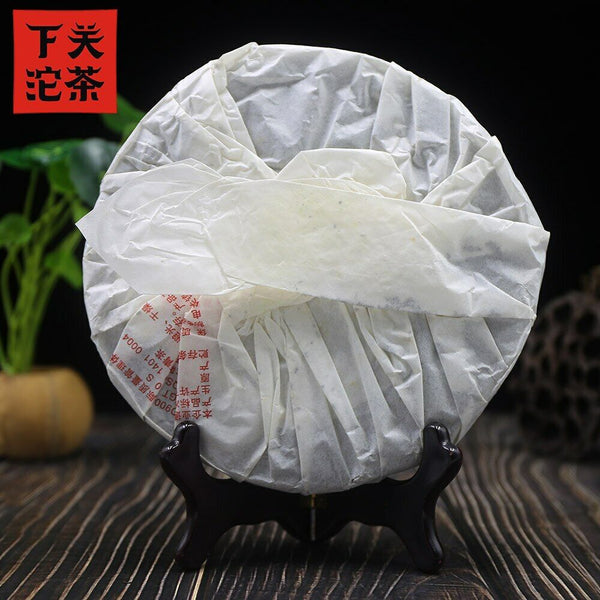 Xiaguan Puh Er Pine Crane Qizi Shen Puer Chinese Tea Cake 357g