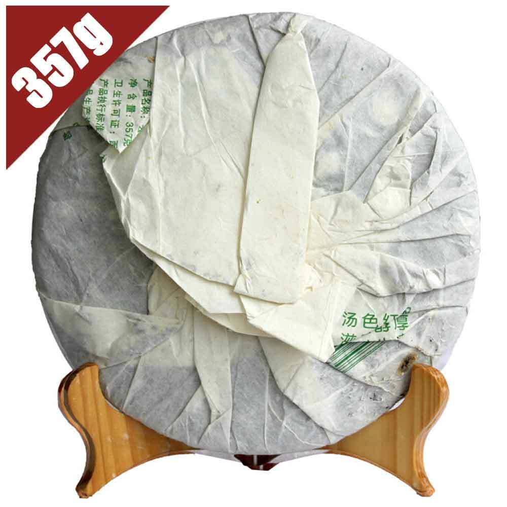 Ba Jiao Ting 0830 Raw Pu-erh Tea Cake Yunnan Menghai Shen Sheng Puer 357g