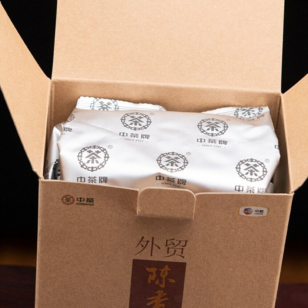 500g High Quality Zhongcha Liupao Tea Dark Hey Cha China Compressed Tea