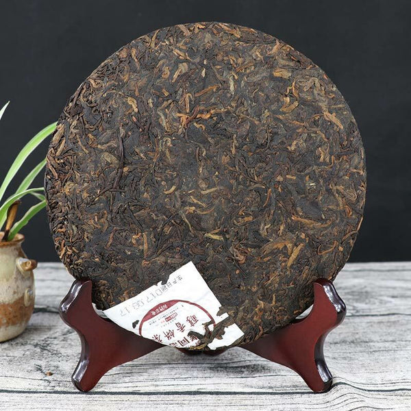 LaoTongZhi Ripe Puer Chun Xiang Tea Cake Batch 171 Shu Pu Er Tea 357g