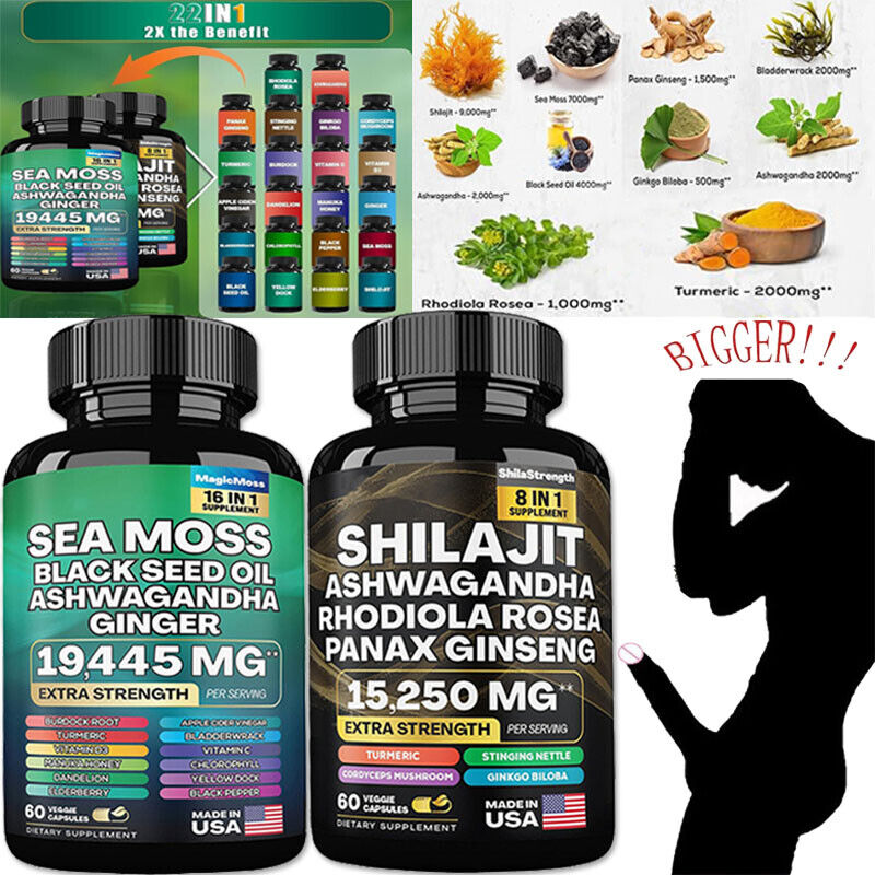 Dynamic Vitality Bundle Sea Moss Multivitamin & Shilajit Power Combo