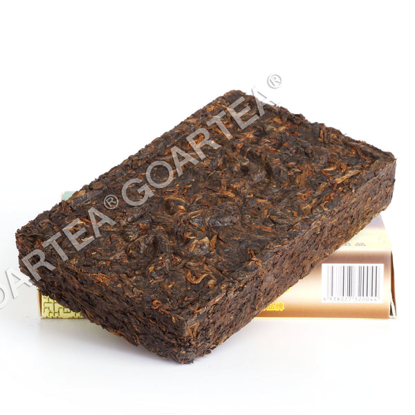 yr 250g Yunnan Pu'er Puer puerh Ripe Brick Tea Bulang Mount Aged Golden Bud