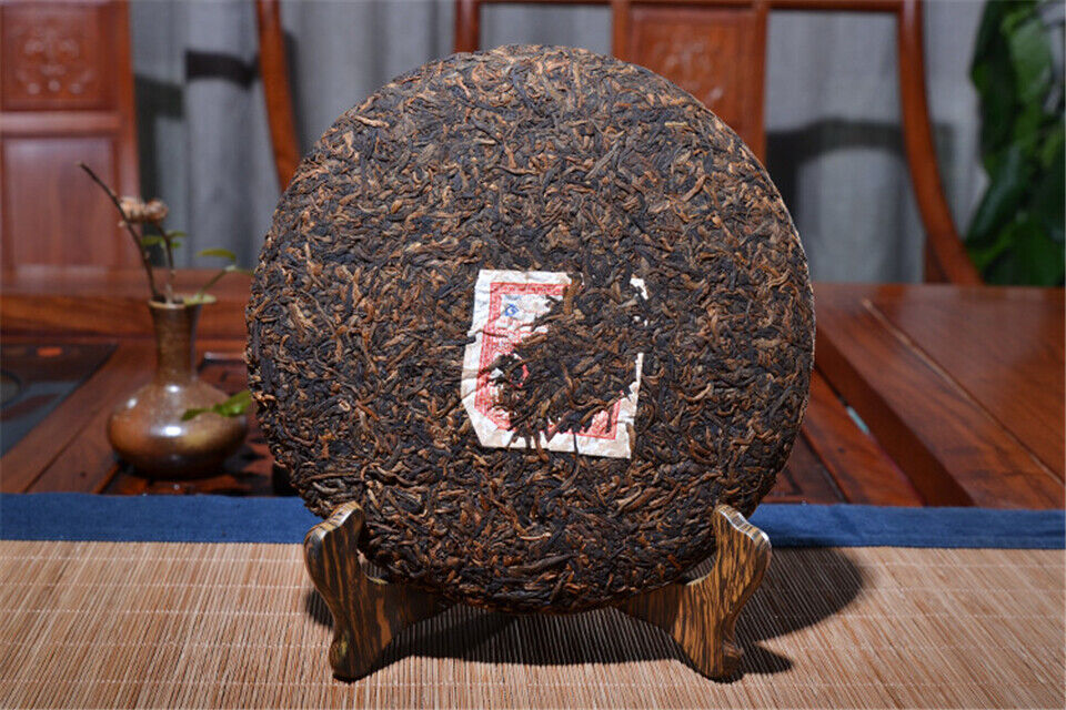 Qiao Mu Jin Zhen * Yunnan Puerh Golden Bud Pu-erh Tea Cake Ripe Puer Shu 357g