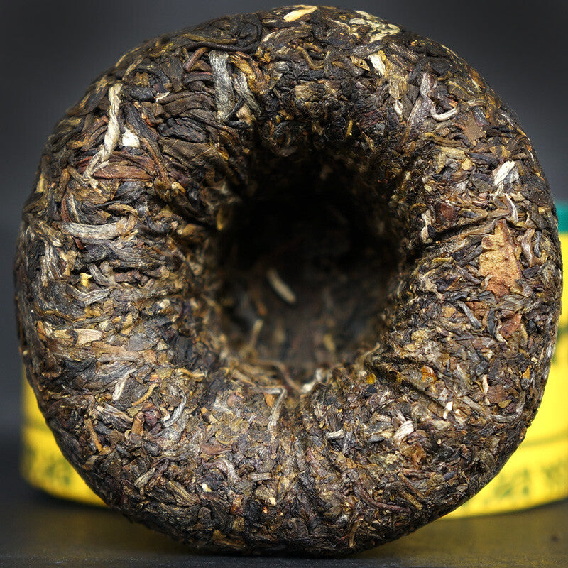 2016 Xiaguan Golden Silk Tuo Cha Organic Puer Tea Raw Pu-erh Tea Tuocha 100g Box