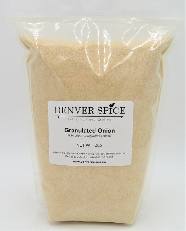 USA Grown Dried Granulated Onions, 2lb - Flavorful & Convenient