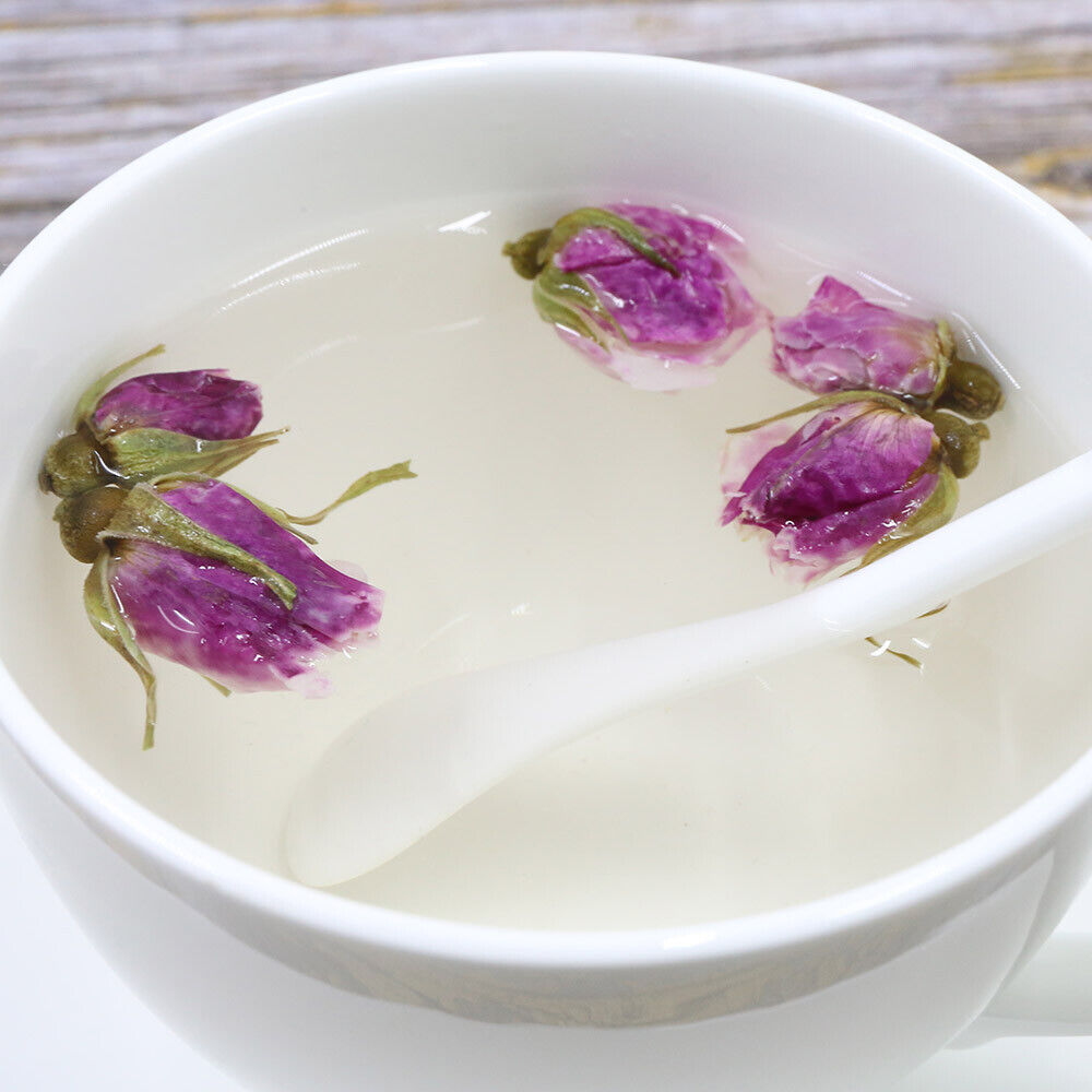 Chinese Tea Purple Rosebud Rose Buds Dried Flower Floral Herbal Tea