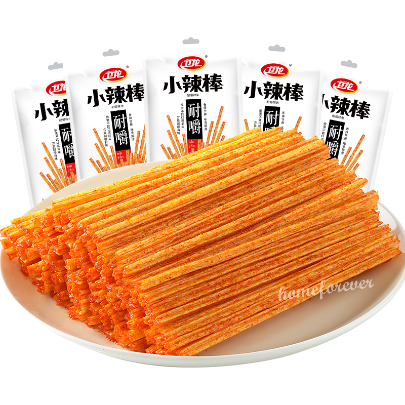 5 Bags Weilong Xiaolabang Hotstrips Spicy Latiao Chinese Snacks 卫龙小辣棒辣条中国特产 Secondary image