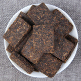 Gongting Jin Zhuan Shu Puer Tea Palace Gold Brick Ripe Puer Mini Tea Brick
