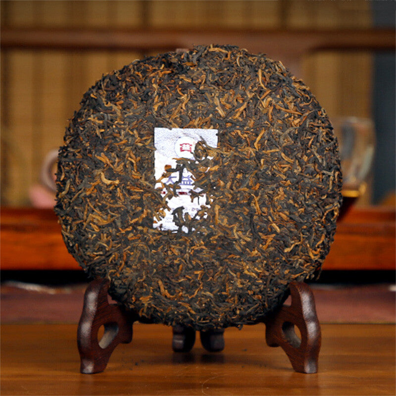 CIFbuy 2015 TAETEA Royal Round Pu'er Yunnan Menghai Tea Factory Dayi Ripe Puer Tea 200g