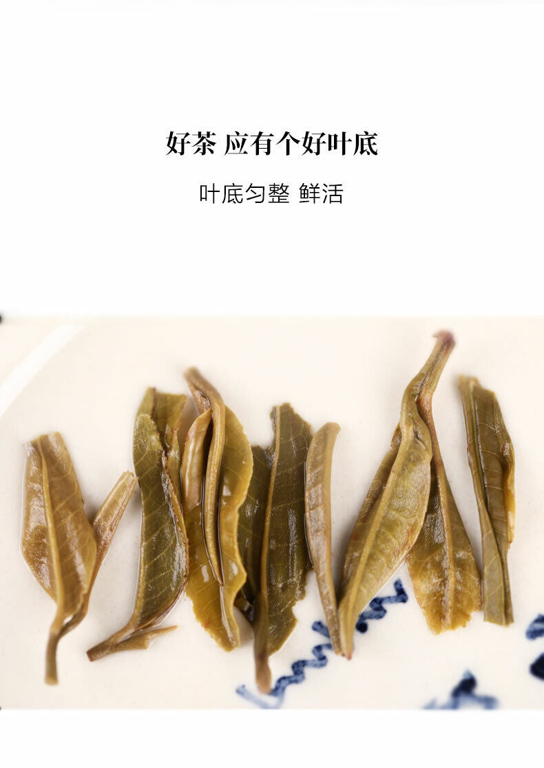 Haiwan Old Comrade Liang Pin Ling Qi Shen Puer Tea Old Raw Pu'er Cake 400g