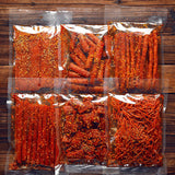 70g*4bags Mixed flavors Spicy snacks big spicy slices Chinese handmade snacks