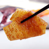 80g/bag old style big spicy chips spicy Chinese snack food hand torn spicy strip
