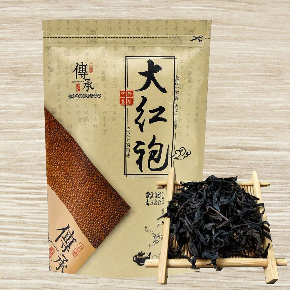 Da Hong Pao Tea Shuixian Wuyi Big Red Robe Oolong Kraft Paper Bag 250g Main image