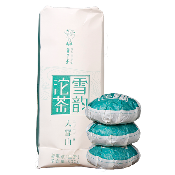 Lincang Big Snow Mountain * DR. PU'ER TEA Xueyun Tuocha Puer Raw Tea 500g