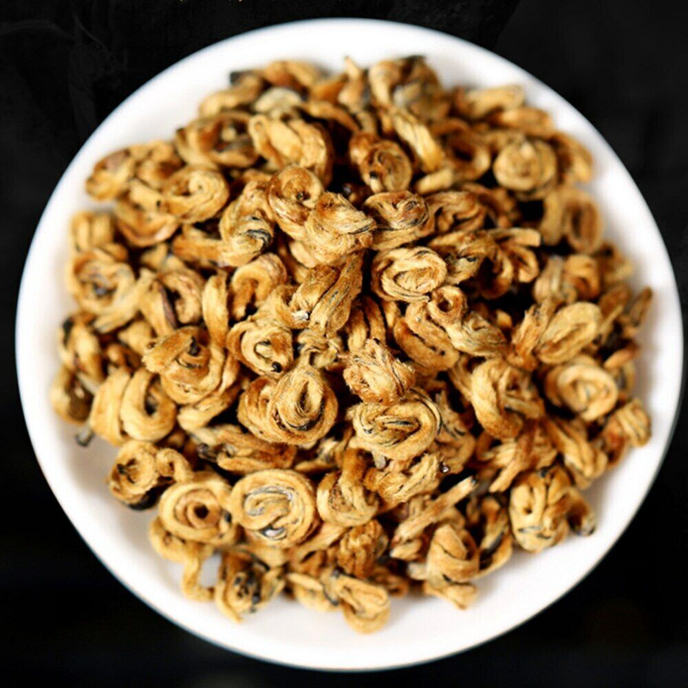 TeaYunnan Golden Spiral Black Tea Dianhong Red Single Bud Chinese Tea 250g Secondary image
