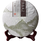 357g Menghai Dayi 7542 Pu'er Tea Cake Chinese Yunnan Puerh Natural Pu-erh