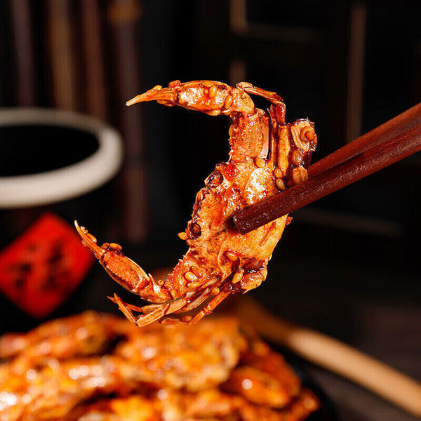 20 packages instant seafood Spicy Baby crab 香辣海蟹香脆麻辣螃蟹即食海鲜零食