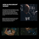 1-5PCS Alpha Brain Memory & Focus 60 Capsules Supplement for Men & Women