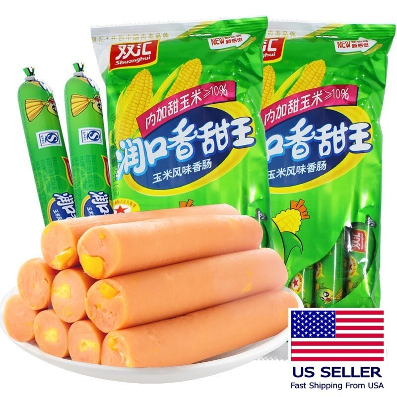 Shuanghui Corn Ham Sausage 30g x 9 Pieces Snack Food Main image