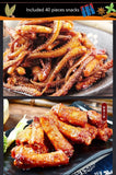 Chinese Snack box Asian korean japanese 64PCS local specialty duck neck vacuum