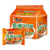 5bags Kangshifu Spicy Beef Instant Noodles 康师傅香辣牛肉面5连包