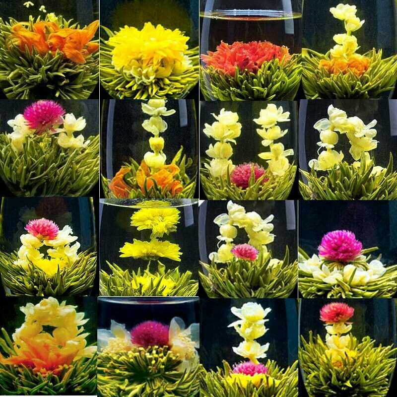 Blooming Tea Balls16 Types Handmade Blooming Flower Tea Flowering Tea 130g Main image