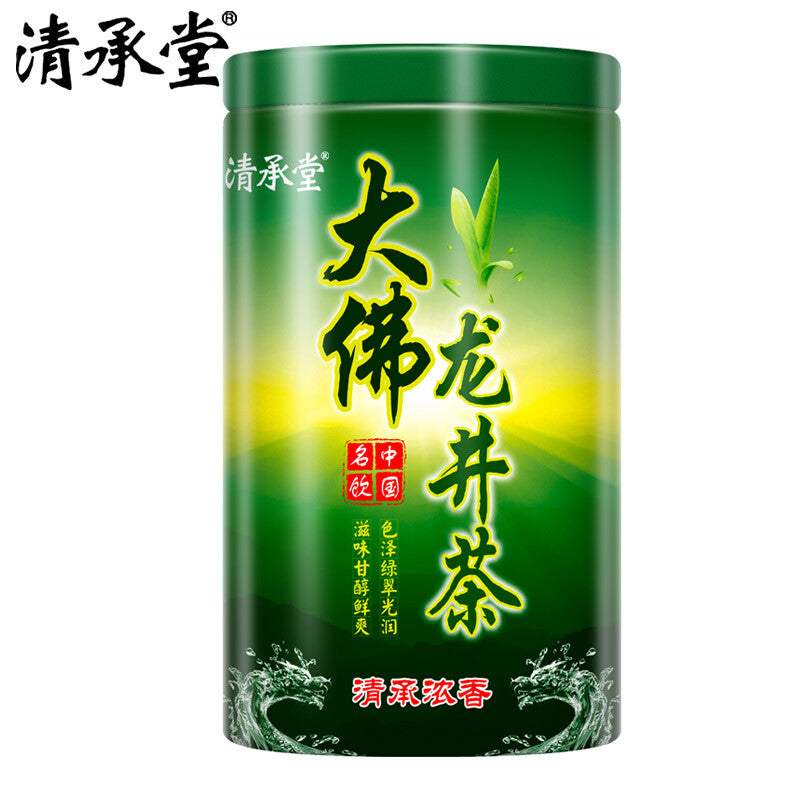 Longjing Loose Tea 250g Tin Chinese Premium Dafo Long Jing Dragon Well Green Tea Main image