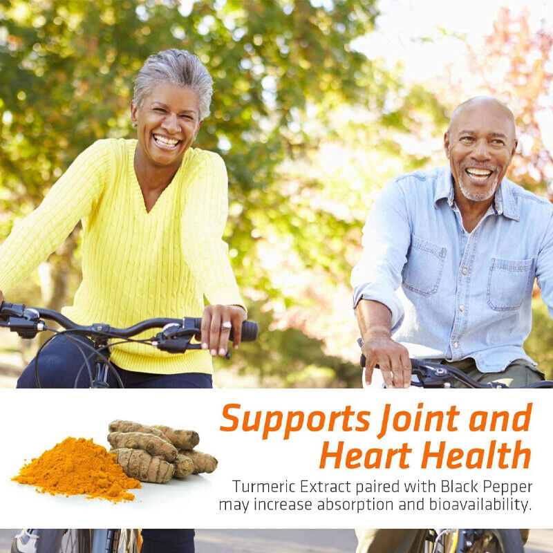 Turmeric Curcumin Highest Potency 95% 2600mg with BioPerine Black Pepper Extract