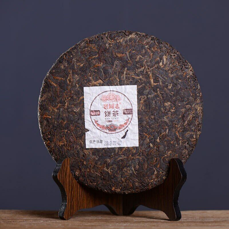 Old Comrade Haiwan Shu Puer Tea LaoTongZhi 9978 Batch 191 Ripe Puer 357g