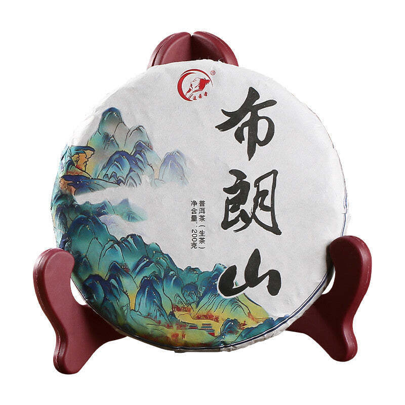200g Yunnan Raw Pu-erh Tea Cake Bulang Mountain Ancient Tree Puerh Tea Pu'er Tea Main image