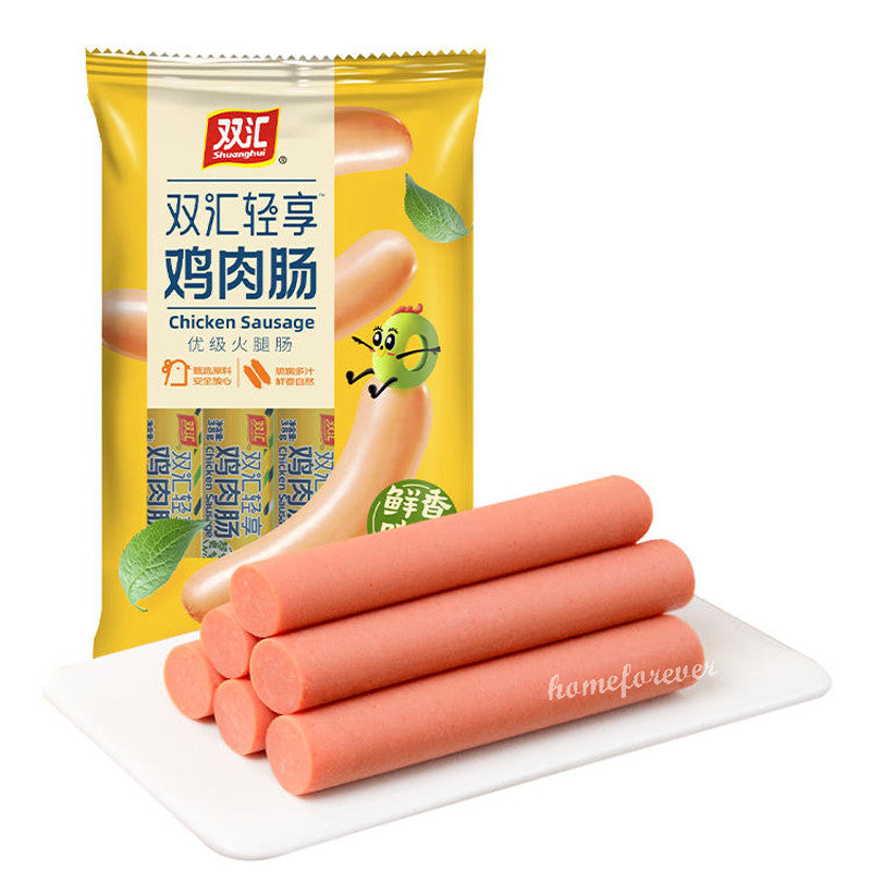380g x 3 Bags Shuanghui Chicken Sausages Chinese Snack Food 双汇鸡肉肠 Main image